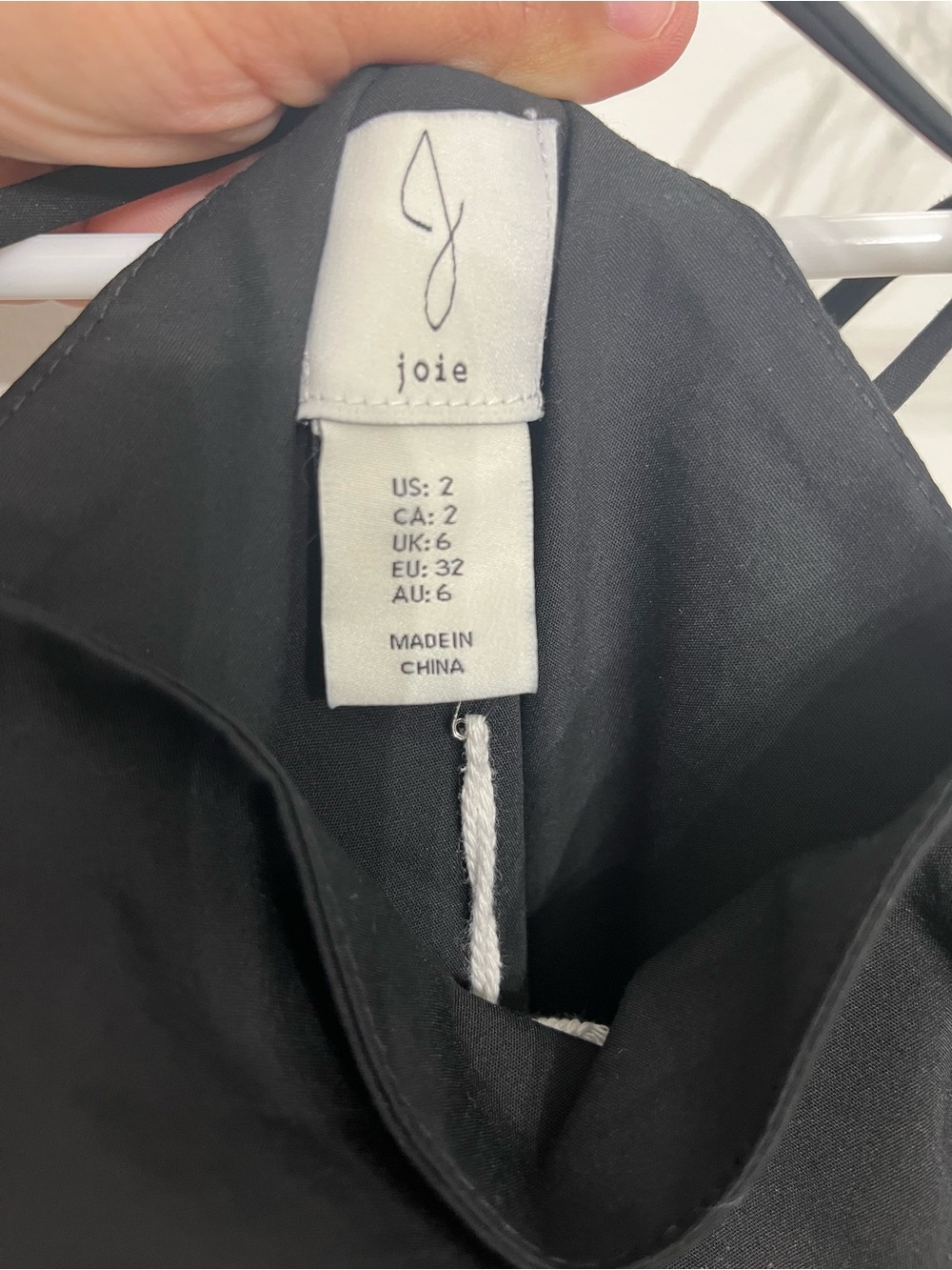 Joie Black Midi Dress Size 2 NWT Elegant Spaghetti Strap - Picture 4 of 10